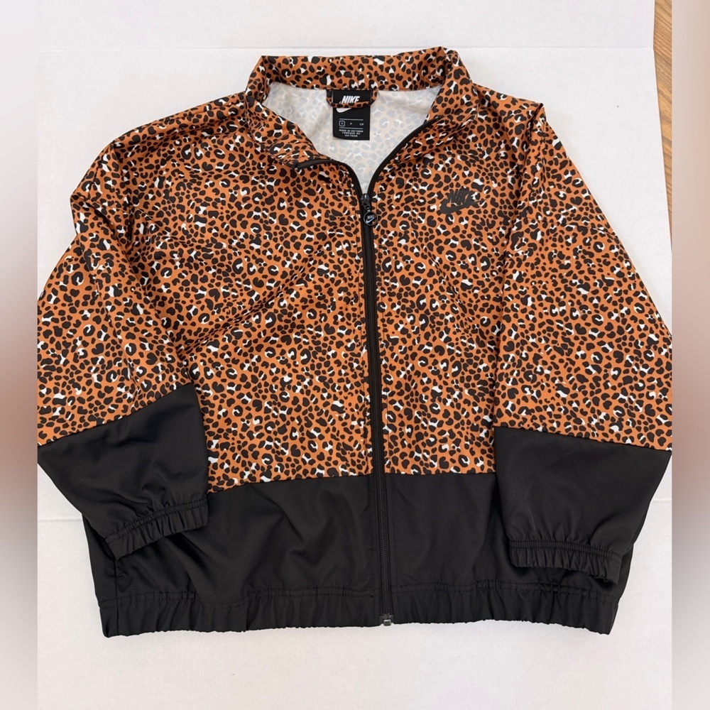 Nike NSW Leopard Print/ Black Woven Jacket
